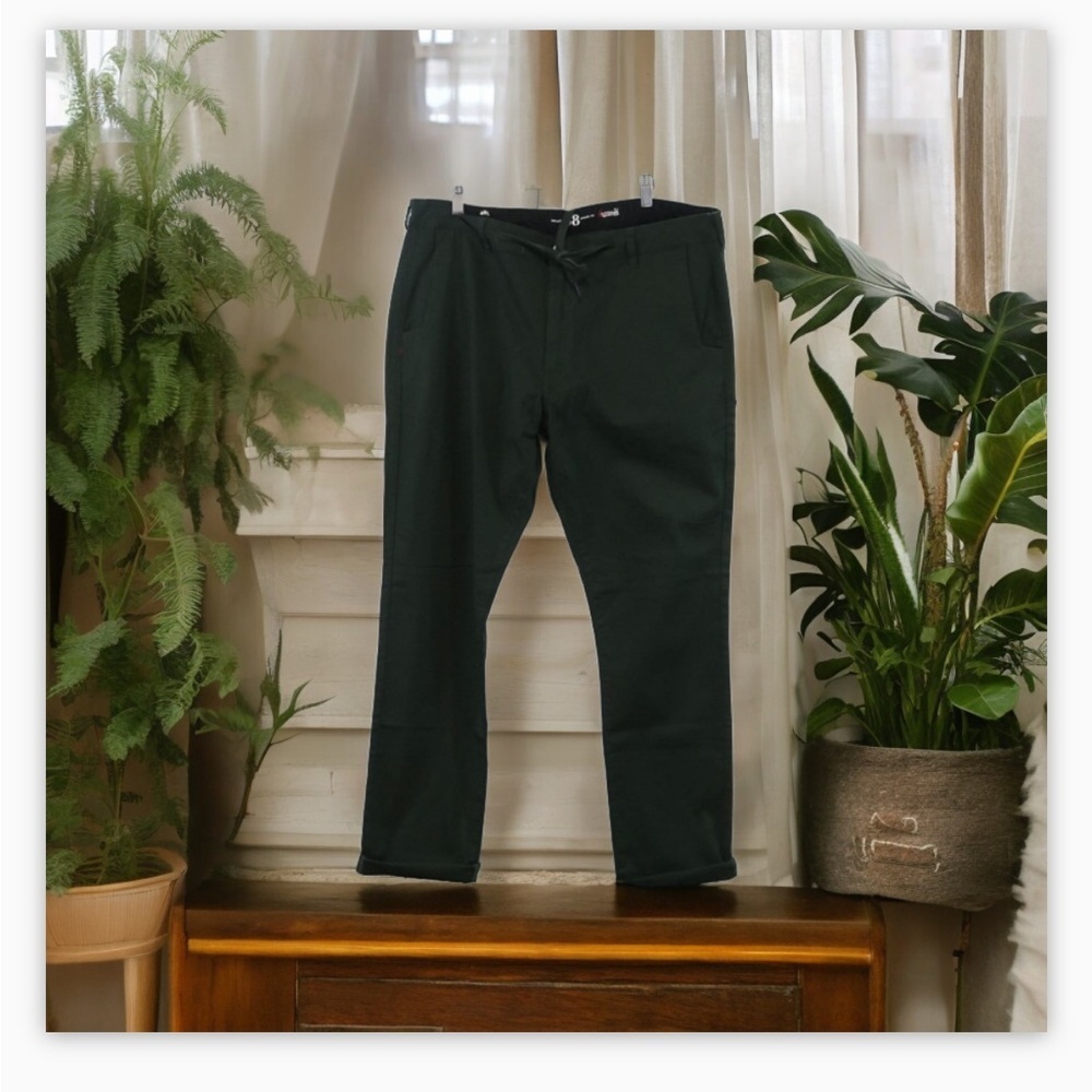 RED DRAGON Apparel- TJ ROGERS ARMY
GREEN trouser-chino-PANT-Unisex-Sz 32-EUC✌️☀️ - Picture 5 of 13